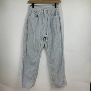 Reclaimed Vintage Women's High Waisted Straight Leg Corduroy Pants Size 26